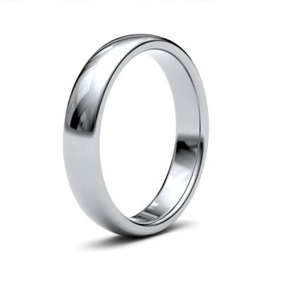 James Moore Wedding Ring  | 4mm | Medium | Size Premium Court | AG_4LMP-9W AG_4LMP-9W