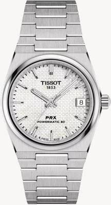 Tissot PRX Powermatic 80 (35mm) Mother-of-Pearl Dial / Stainless Steel T1372071111100