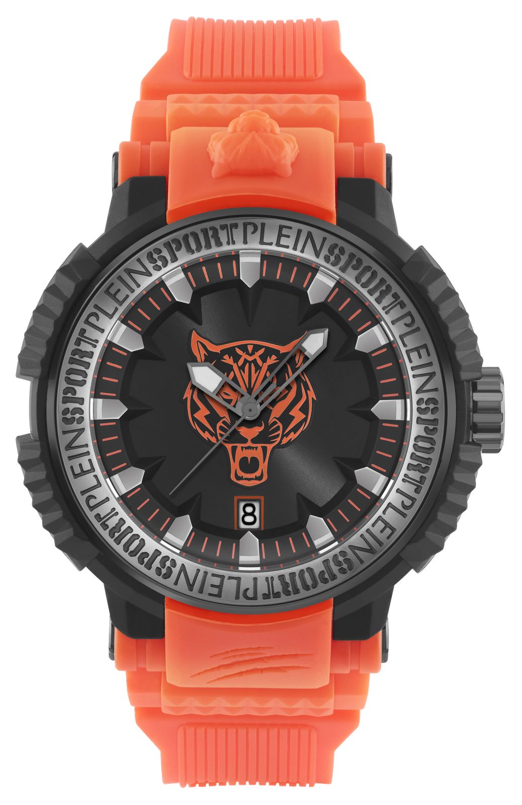 Plein Sport PSEDA0424 TIGER POWER Date (45mm) Black Dial / Watch