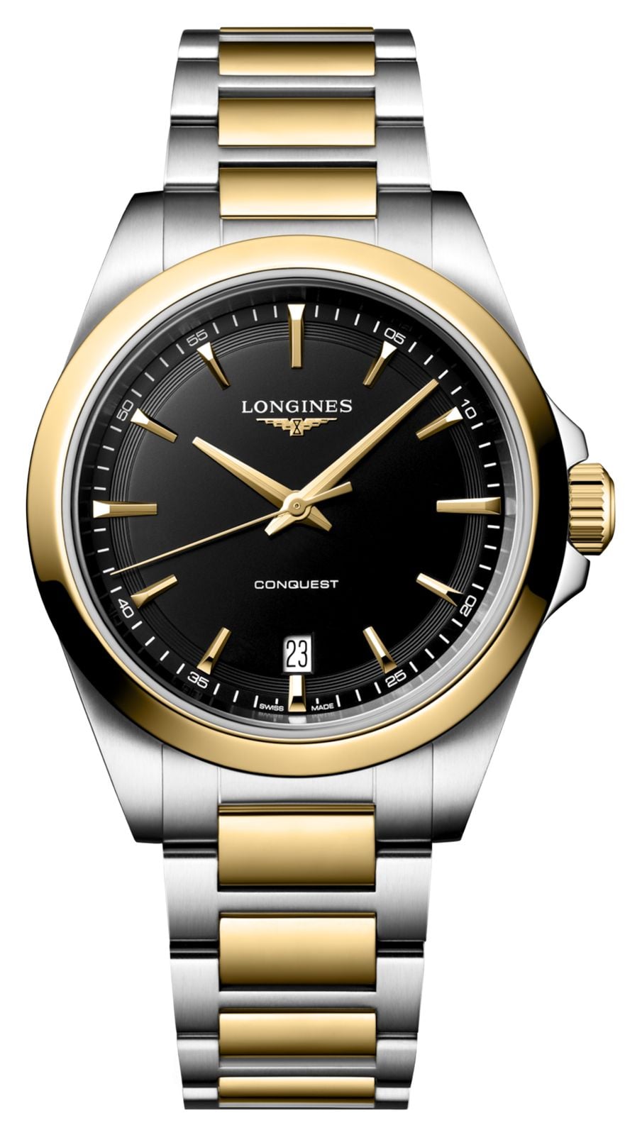 LONGINES L37503527 Conquest Quartz (38mm) Black Sandblasted Watch