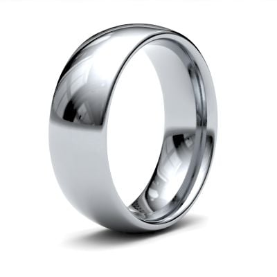 James Moore Wedding Rings | Palladium | 7mm | Medium | Traditional Court | AG_7LMC-PD