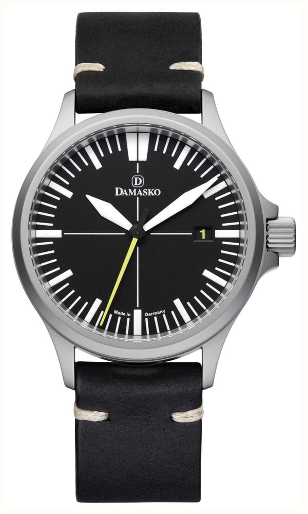 Damasko DS30 YELLOW VINTAGE BLACK LEATHER