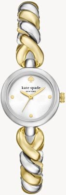 Kate Spade Monroe (24mm) Silver Dial / Two-Tone Stainless Steel Bracelet KSW1873