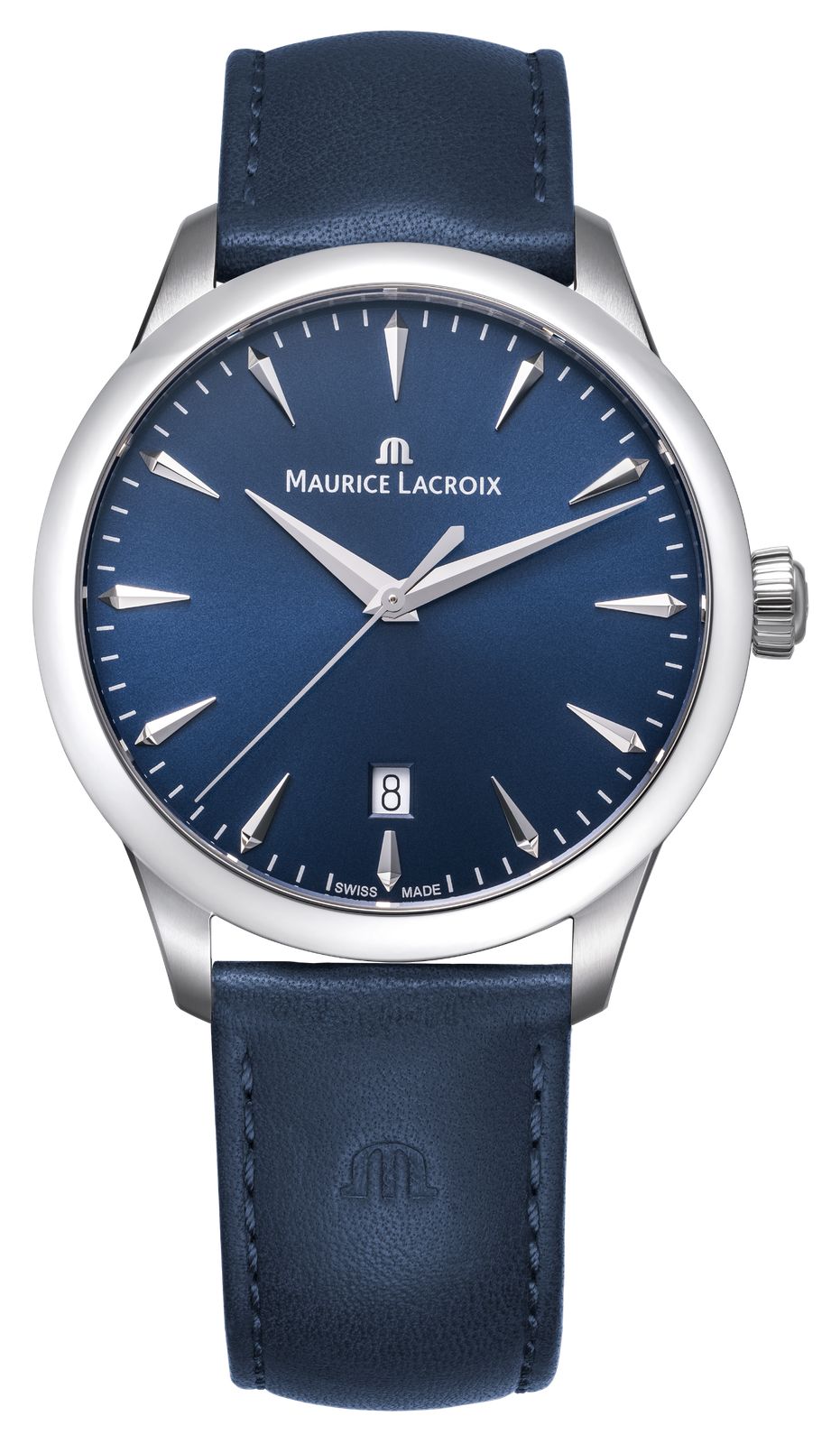 Photos - Wrist Watch Maurice Lacroix 751007-SS001-430-4 1975 Quartz  Blue Watch Blue 751007-SS001-430-4 (39mm)