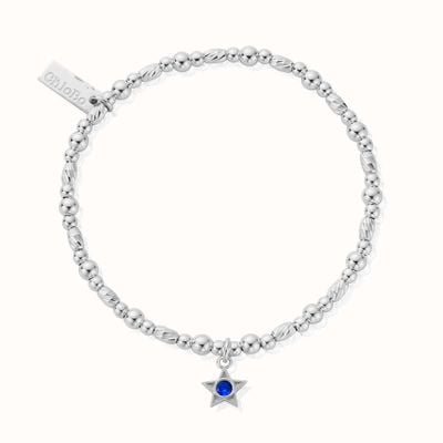 ChloBo September Birthstone Bracelet - 925 Sterling Silver SBBCB3496