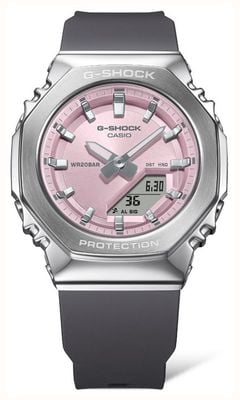 Casio G-Shock Core Metallic Colour Dial Series (40.5mm) Pink Dial / Grey Bio-Based Resin Strap GM-S2110-4AER