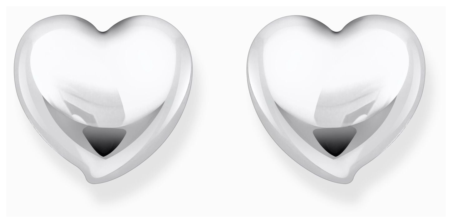 Thomas Sabo H2302-001-21 Heart Shape Stud Earrings Sterling Jewellery