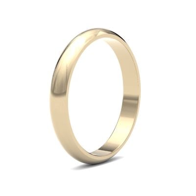 James Moore Wedding Ring  | 3mm | Medium | Size D-Shape | AG_3LMD-9Y AG_3LMD-9Y