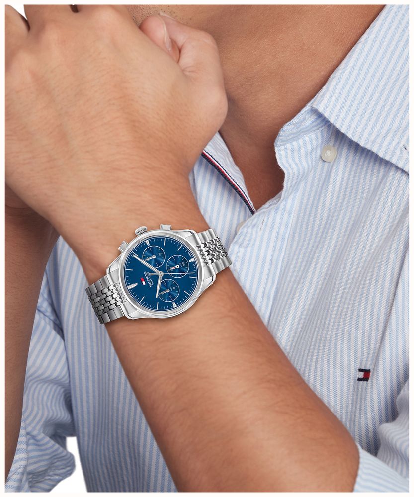 Tommy Hilfiger The Empire Stainless Steel Blue Dial Watch 1710811 - alternate view 3