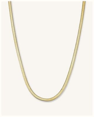 Rosefield Jewellery Ladies Gold plated stainless steel Snake Necklace Gold JTNFS3G-J379