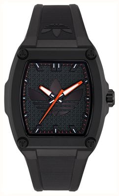 Adidas CITY TECH FIVE (44mm) Black Dial / Black Rubber Strap AOFH25509