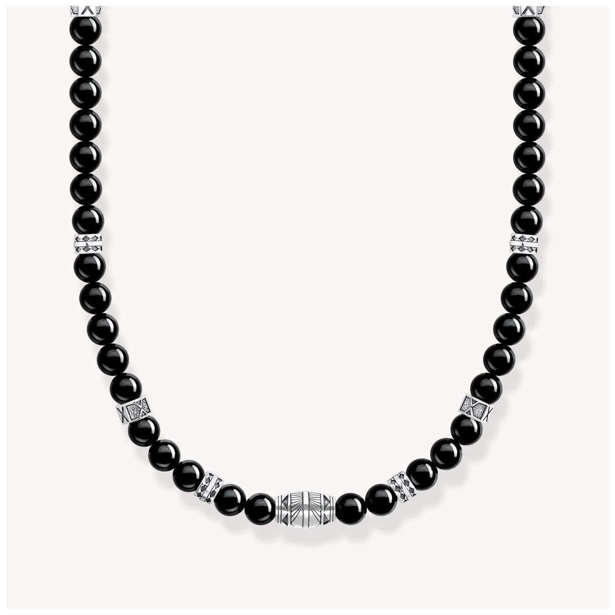 Thomas Sabo KE2180-507-11-L50 Necklace with black onyx beads Jewellery