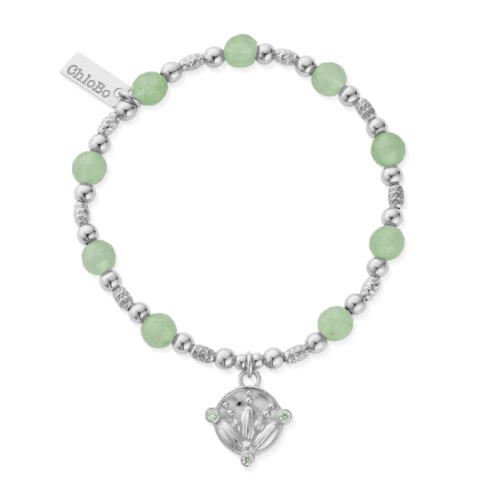 ChloBo SBAFO3412 In Bloom SPARKLING BLOOM Aventurine Jewellery