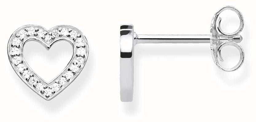 Thomas Sabo Sterling Silver Heart Studs H1945-051-14