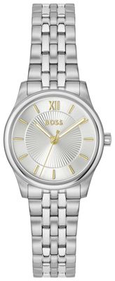 BOSS Graceful Mina Stainless Steel Silver Dial Watch And Bracelet Gift Set 1570210