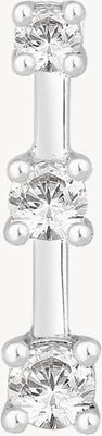 Perfection Crystals Graduating Trilogy Bar Pendant (0.50ct) P3390-SK