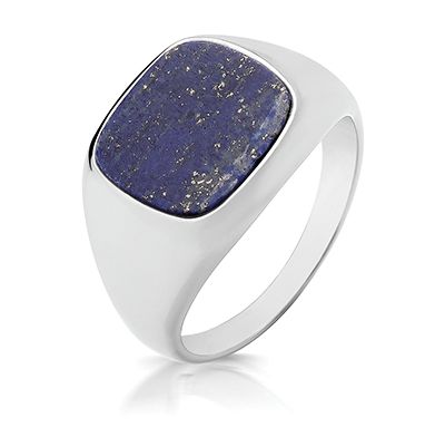 James Moore TH G7436/J Silver CZ Oval Halo And Shoulders Jewellery
