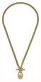 Olivia Burton Lock Heart Gold Plated Toggle Necklace 24100630