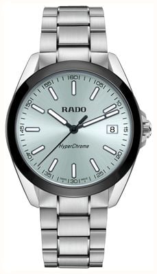 RADO HyperChrome Quartz (41.5mm) Ice-Blue Sunray Dial / Stainless Steel Bracelet R32280213