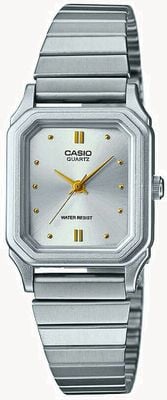 Casio Women's Silver Dial / Stainless Steel Bracelet LQ-400D-7AEF