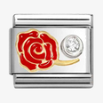 Nomination Classic Red Rose Cubic Zirconia Charm 630302/06