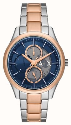 Armani Exchange Men's (42mm) Blue Dial / Two-Tone Stainless Steel Bracelet AX1874