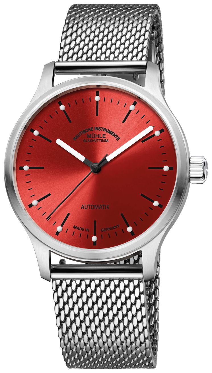 MÃ¼hle GlashÃ¼tte M1-40-78-MB Panova Red Automatic (40mm) Watch