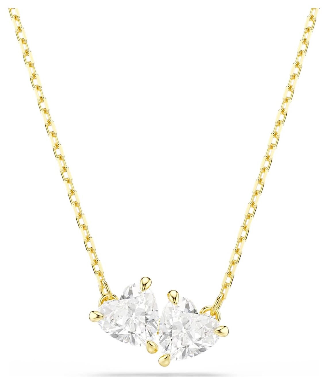 Swarovski 5733475 Mesmera Attract Necklace, Heart, White, Jewellery