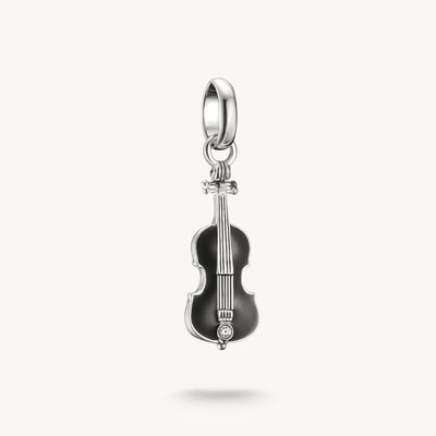 Thomas Sabo Silver Charm Pendant Cello Wednesday Zirconia Connect CC1312-691-11
