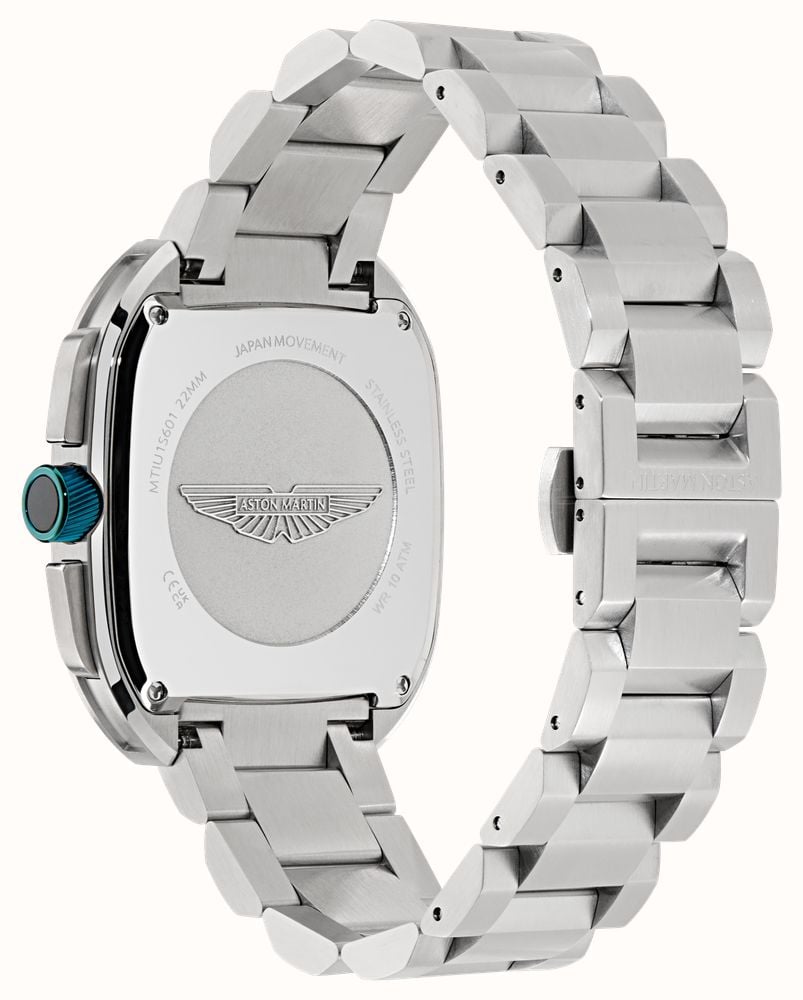 Aston Martin ULT Icon Quartz Chronograph (40.5mm) Black Dial / Stainless Steel Bracelet MTIU1S601 - alternate view 4