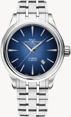 Ball Watch Company Trainmaster Legend | 40mm | Limited Edition | Blue Dial | Stainless Steel Bracelet NM9080D-S1J-BE