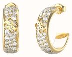 Guess Guess Jewellery Womens Crystals Hoops UBE06402YG