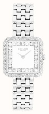 Coach Cass Two-Hand Quartz (24.2mm) White Dial / Stainless Steel Bracelet 14504558