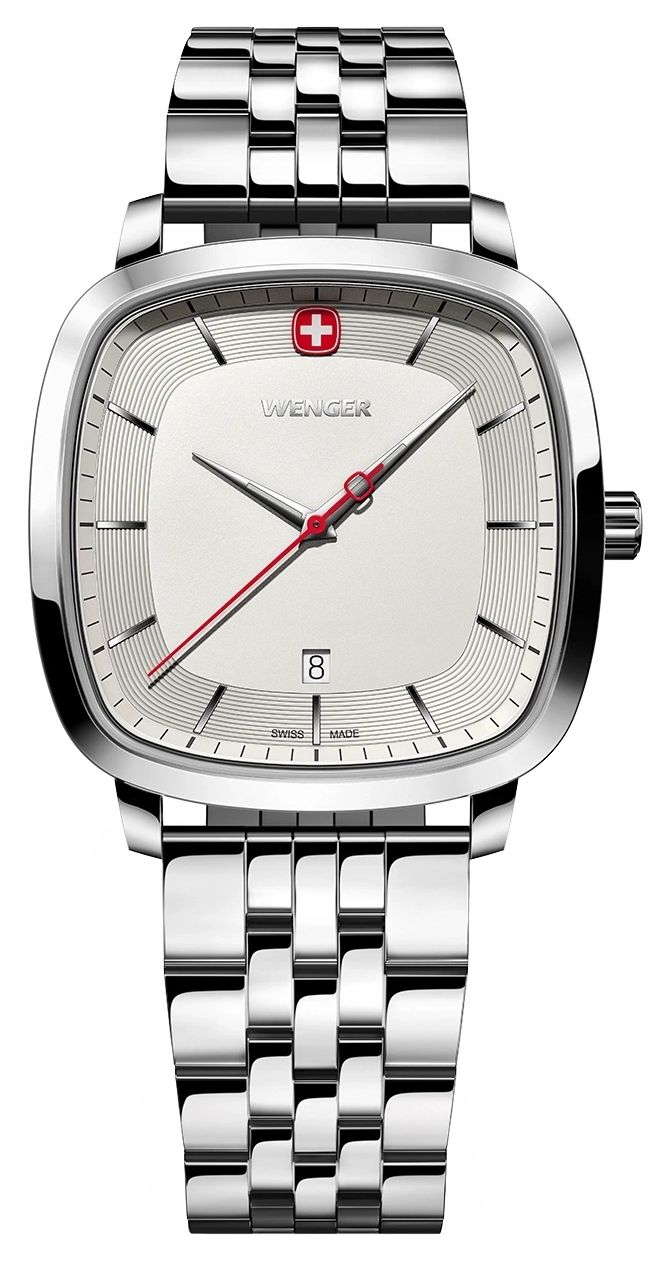 Wenger 01.1921.101 Vintage Classic Quartz (37mm) Silver Watch