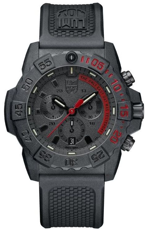 Luminox XS.3581.EY Men's Navy Seal 3580 Chronograph Black/ Watch