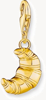 Thomas Sabo Gold-Plated Charm Pendant In Croissant Design 2079-413-39