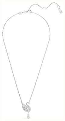 Swarovski Swan Pendant - Swan, White, Rhodium Plated 5723387