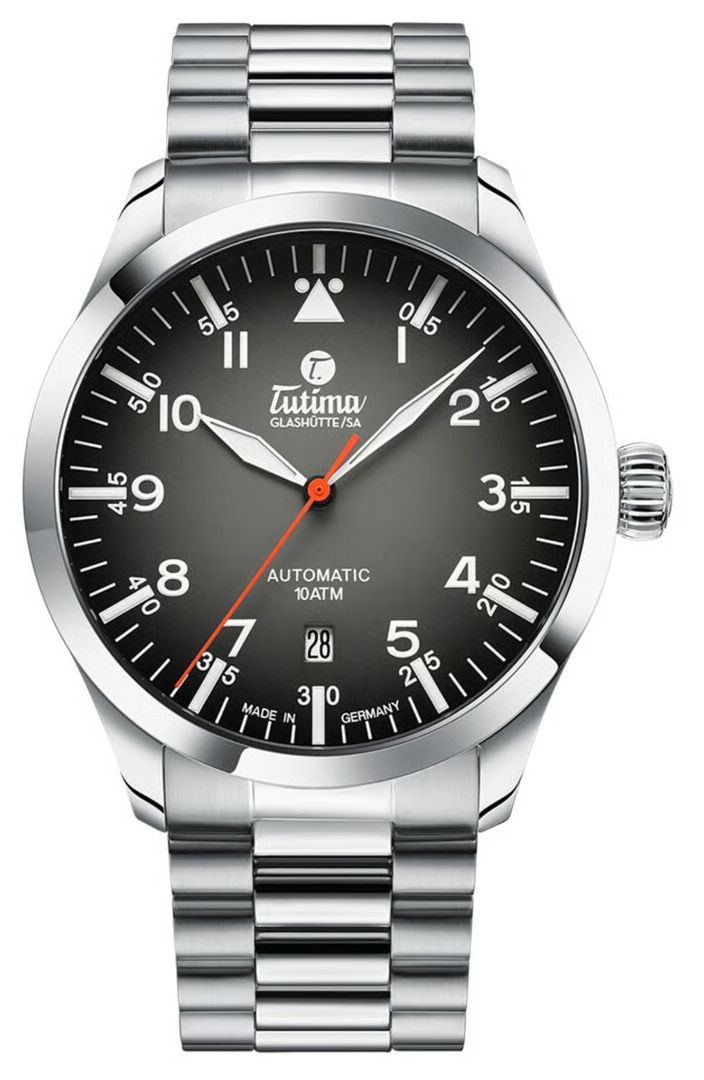 Tutima GlashÃ¼tte 6105-32 Flieger Automatic (41mm) Grey DÃ© Watch