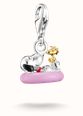 Thomas Sabo Peanuts Charm Snoopy with Woodstock in swim ring – Original 2244-427-7