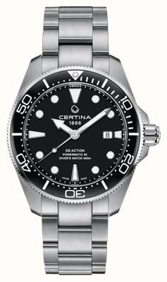 Certina DS ACTION DIVER | 43MM | POWERMATIC 80 | BLACK C0326071105100