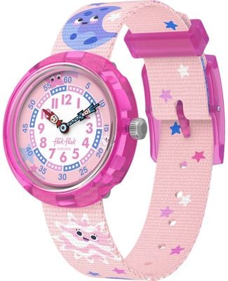 Flik Flak Star-themed Swiss-made children's Playful planets Quartz Watch FBNP259