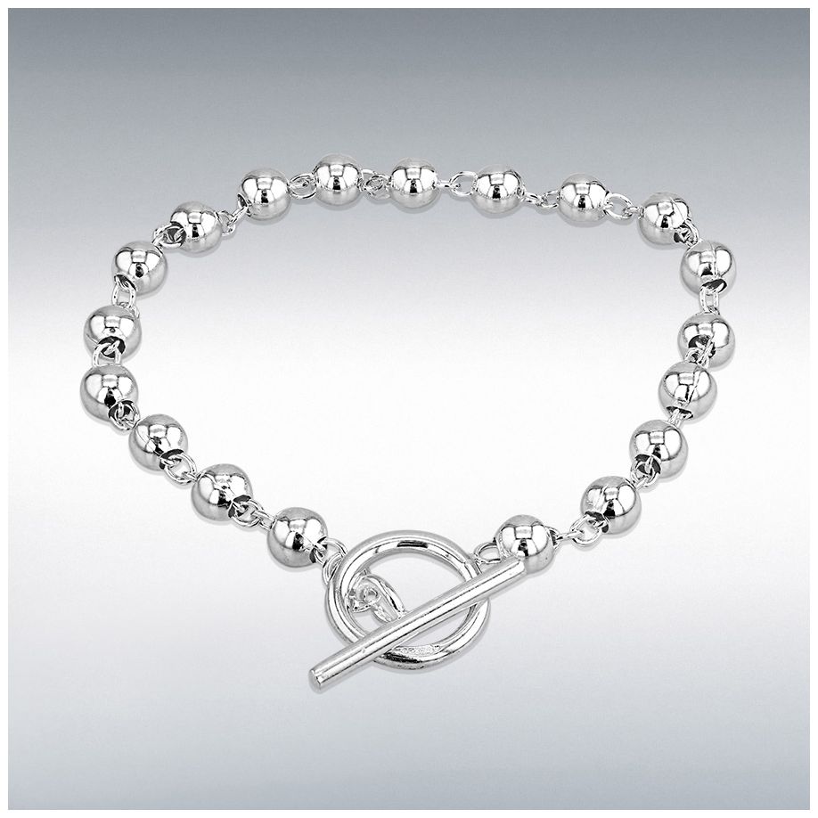 James Moore & Co 8.27.1852 Sterling Silver Ball T-Bar Jewellery