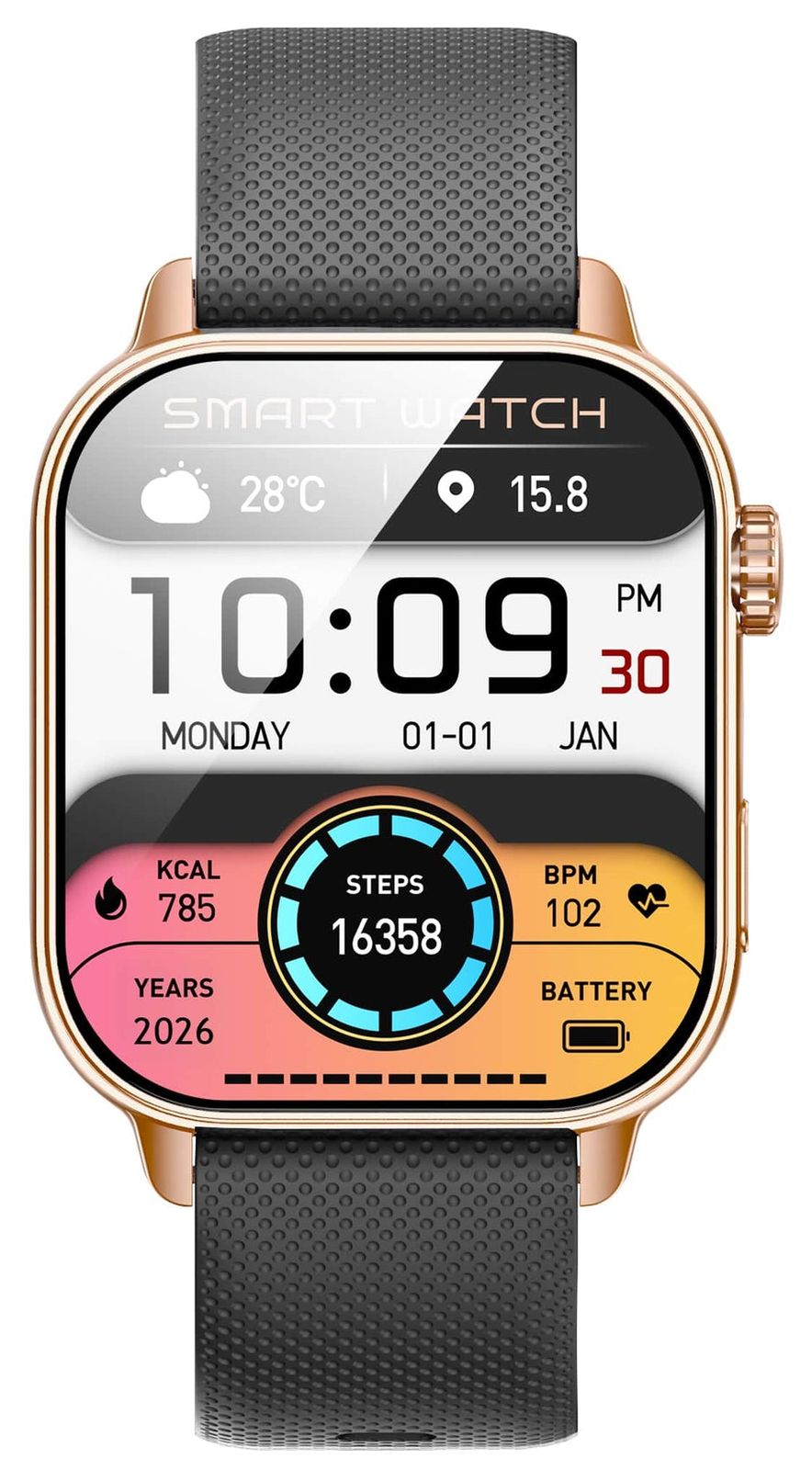STORM 47564/RG/BK S-VION AMOLED Smartwatch (37.5mm) Rose- Watch