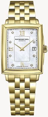 Raymond Weil Women's Toccata | Gold PVD Plated Bracelet |Diamond Set Dial 5925-P-00995