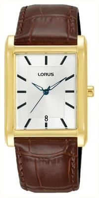 Lorus Women's Classic (29mm) White Dial / Brown Leather Strap RH940RX9