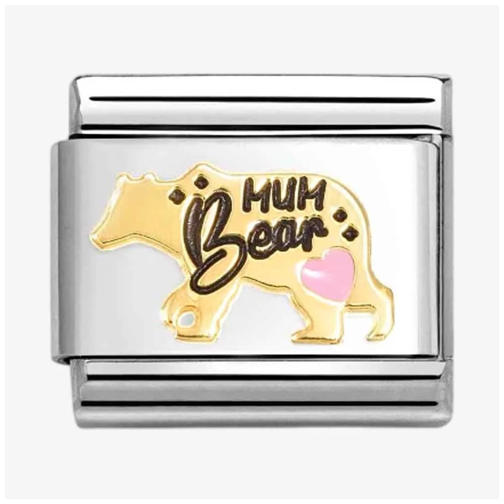 Nomination 030272/81 Classic Mum 18ct Gold & Steel Enamel Jewellery