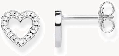 Thomas Sabo Sterling Silver Heart Studs H1945-051-14