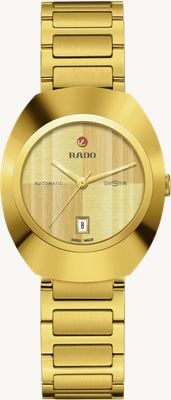 RADO DiaStar Original Automatic (30mm) Gold Brushed Dial / Gold PVD Stainless Steel Bracelet R12171253