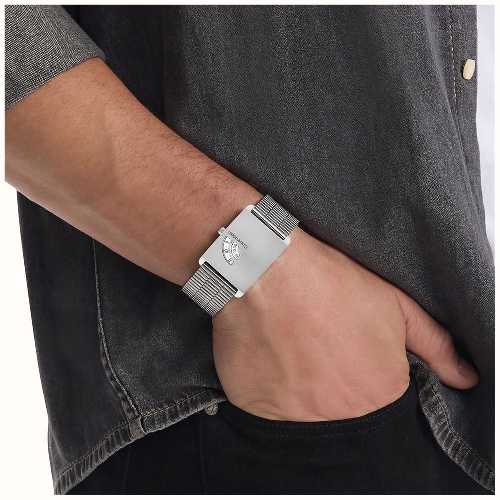 Calvin Klein Dapper Quartz (19x40mm) White Dial / Stainless Steel Bracelet 25200588 - alternate view 4