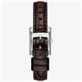 Michael Kors Women's Petite Essex Stainless Steel Brown Crocodile Embossed Leather Strap MK7693 - alternate view 2